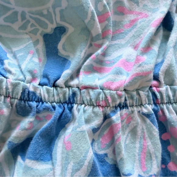 Lilly Pulitzer Windsor Strapless Dress XS | Bay Blue Into the Deep - Picture 3 of 6